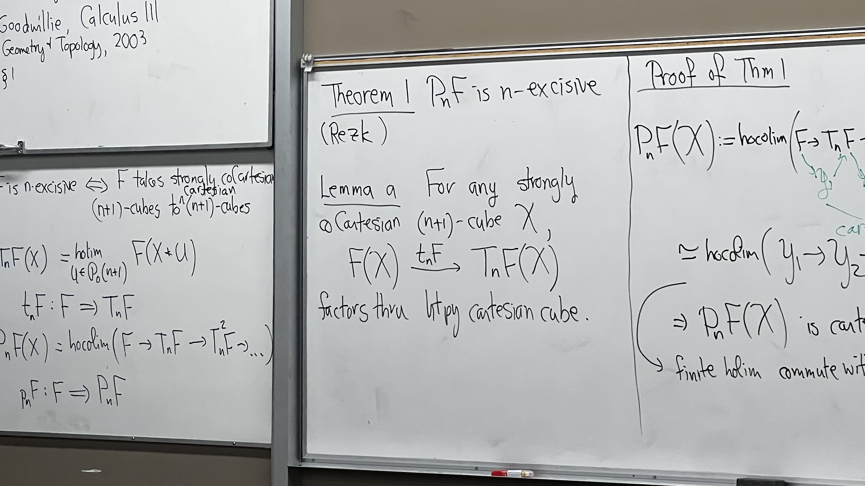 Board with math